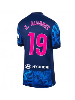 Atletico Madrid Julian Alvarez #19 Ausweichtrikot für Frauen 2024-25 Kurzarm